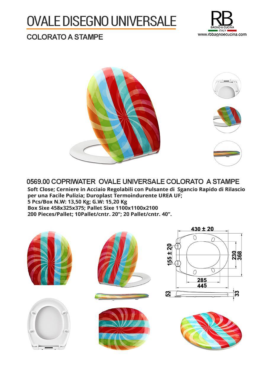 Universale -0569.00 Colorato a Stampe - immagine 6