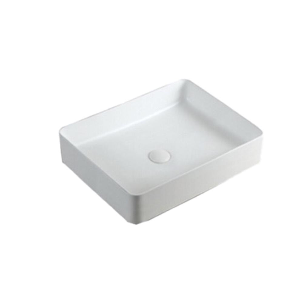 1959.00-Lavabo d'appoggio in Ceramica Bianco Lucido