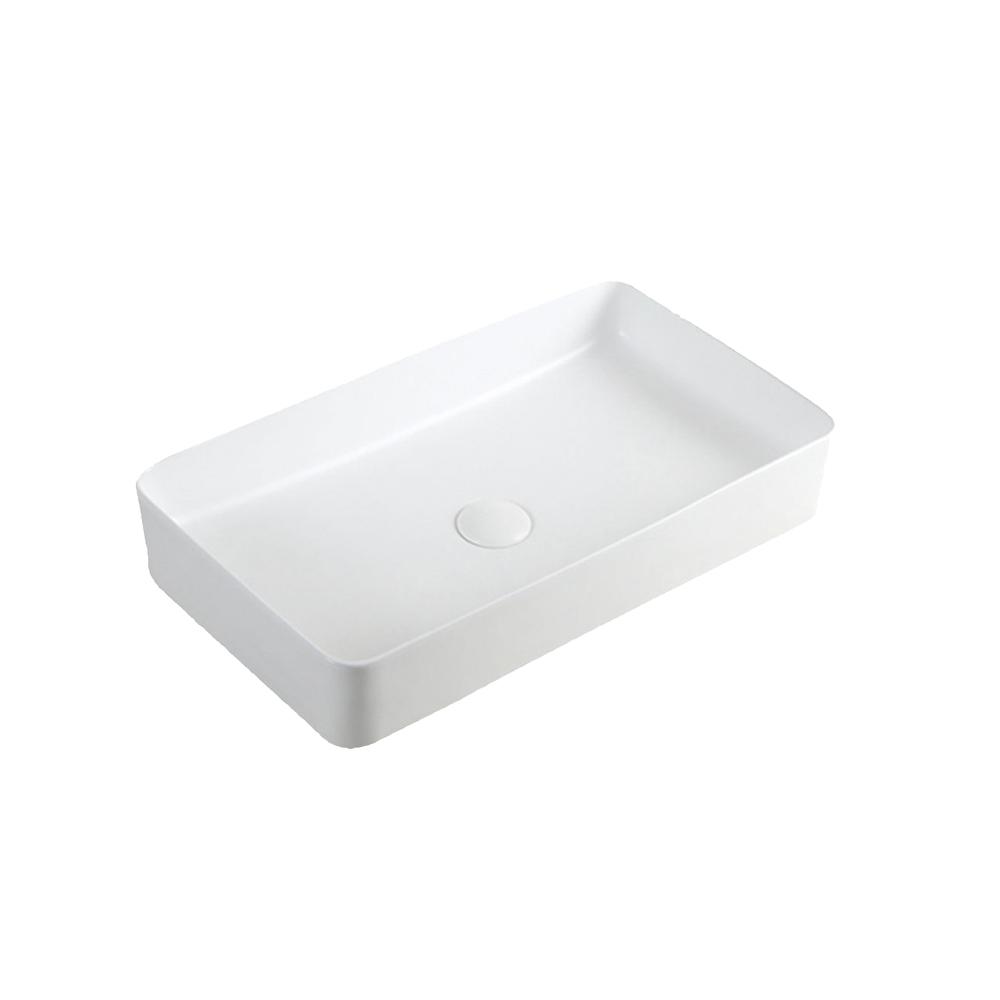 1960.00-Lavabo d'appoggio in Ceramica Bianco Lucido