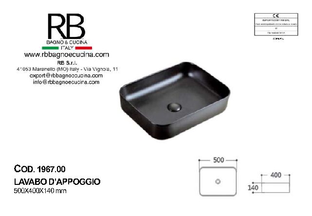1967.00-LAVABO D'APPOGGIO IN CERAMICA - immagine 4