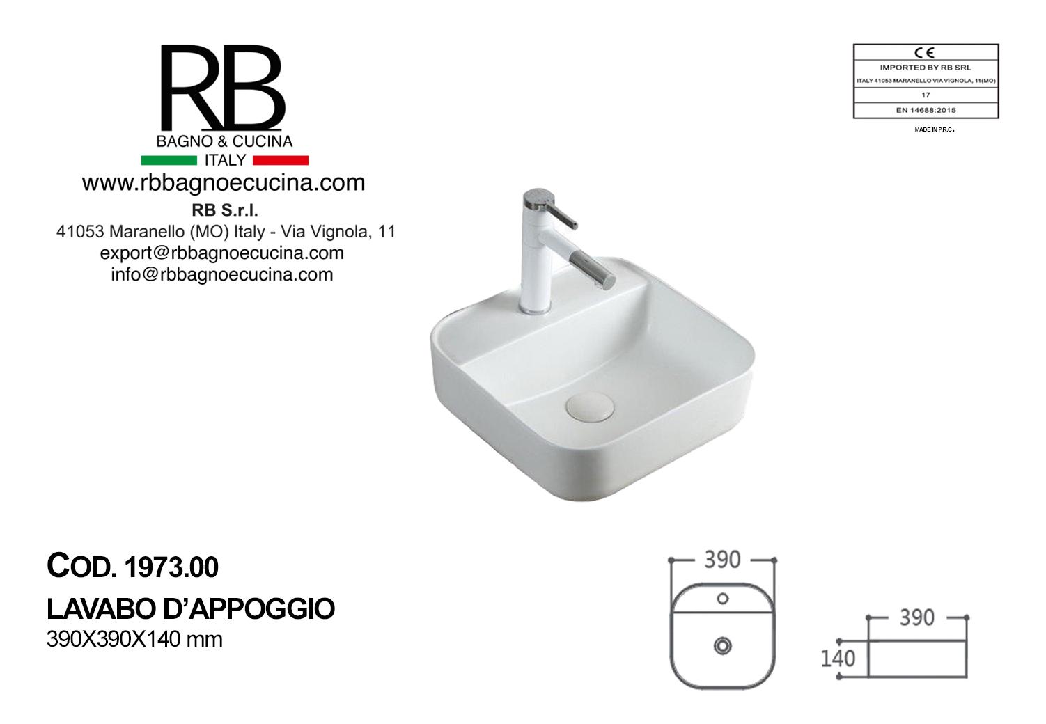 1973.00-LAVABO D'APPOGGIO IN CERAMICA - immagine 5