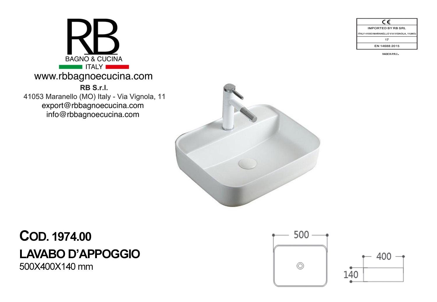 1974.00-LAVABO D'APPOGGIO IN CERAMICA - immagine 5