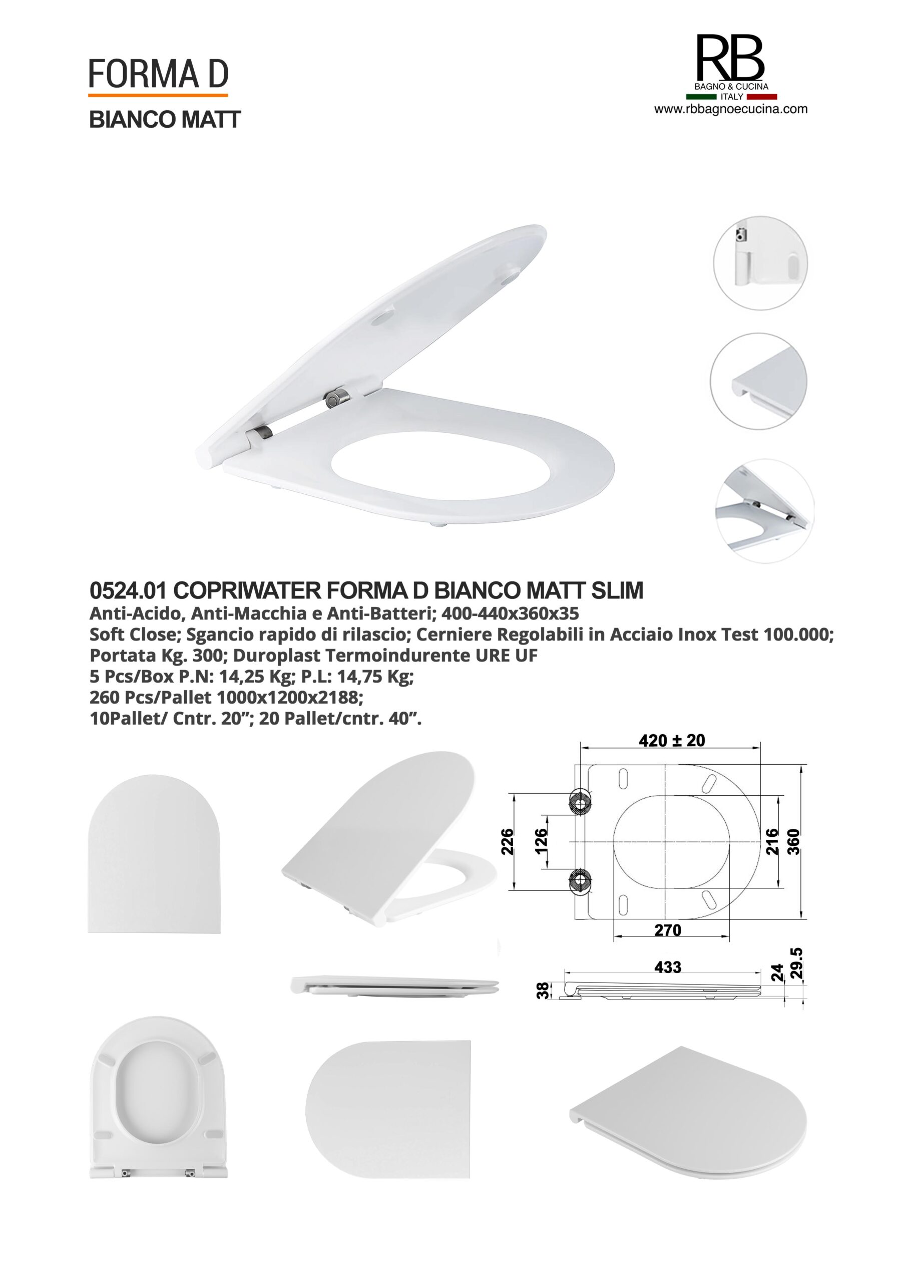 Alice -0524.21 Unica Bianco Matt - immagine 8