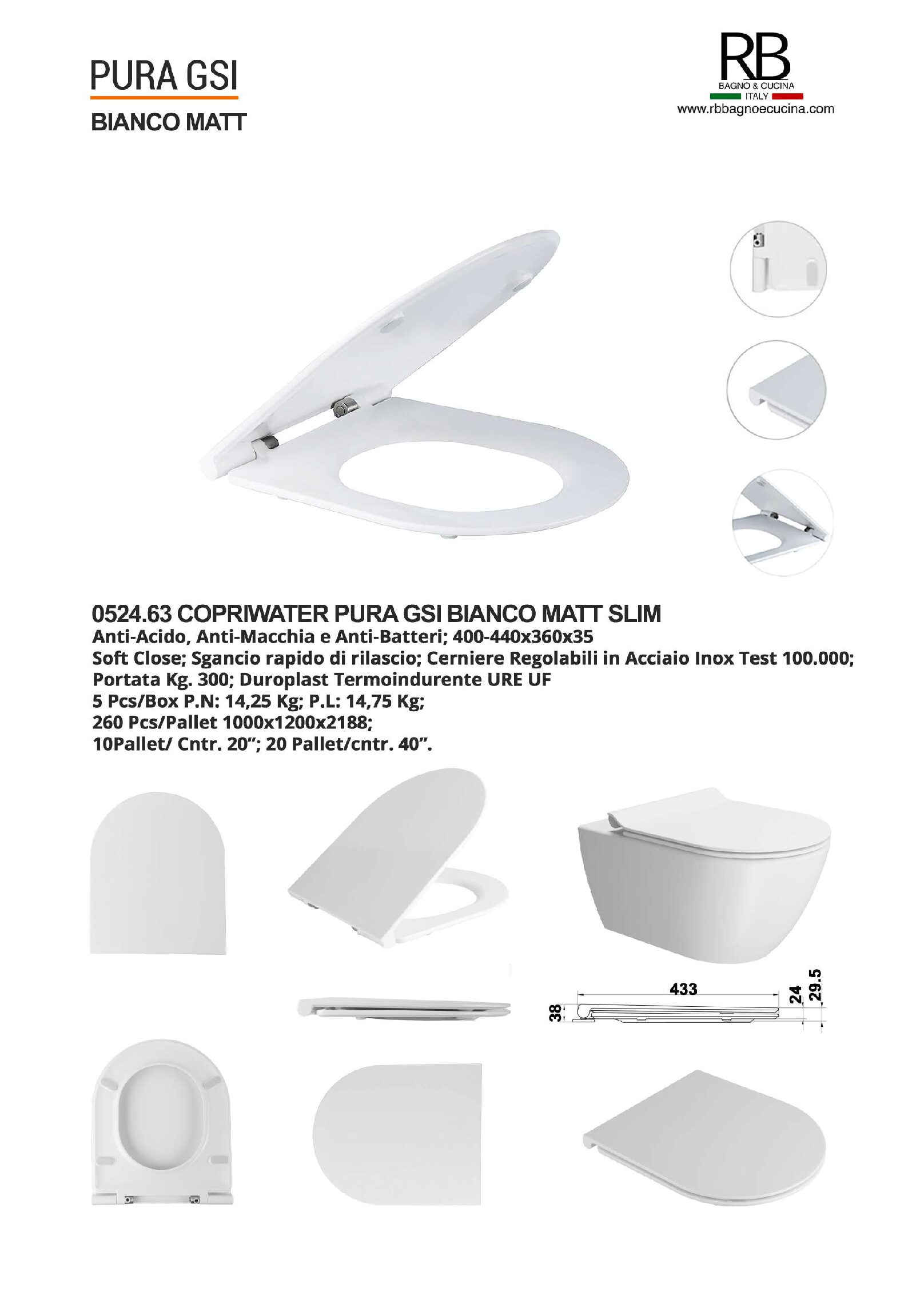 GSI -0524.63 Pura Bianco Matt - immagine 9