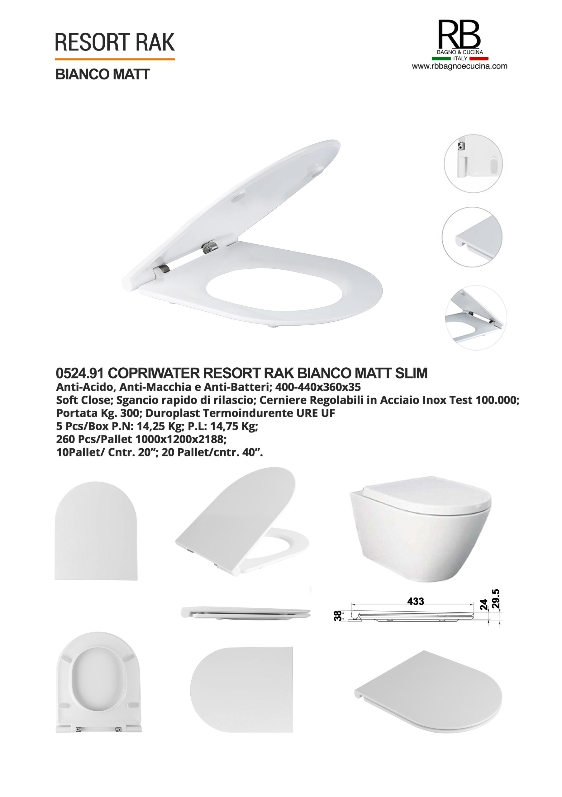 RAK -0524.91 Resort Bianco Matt - immagine 9