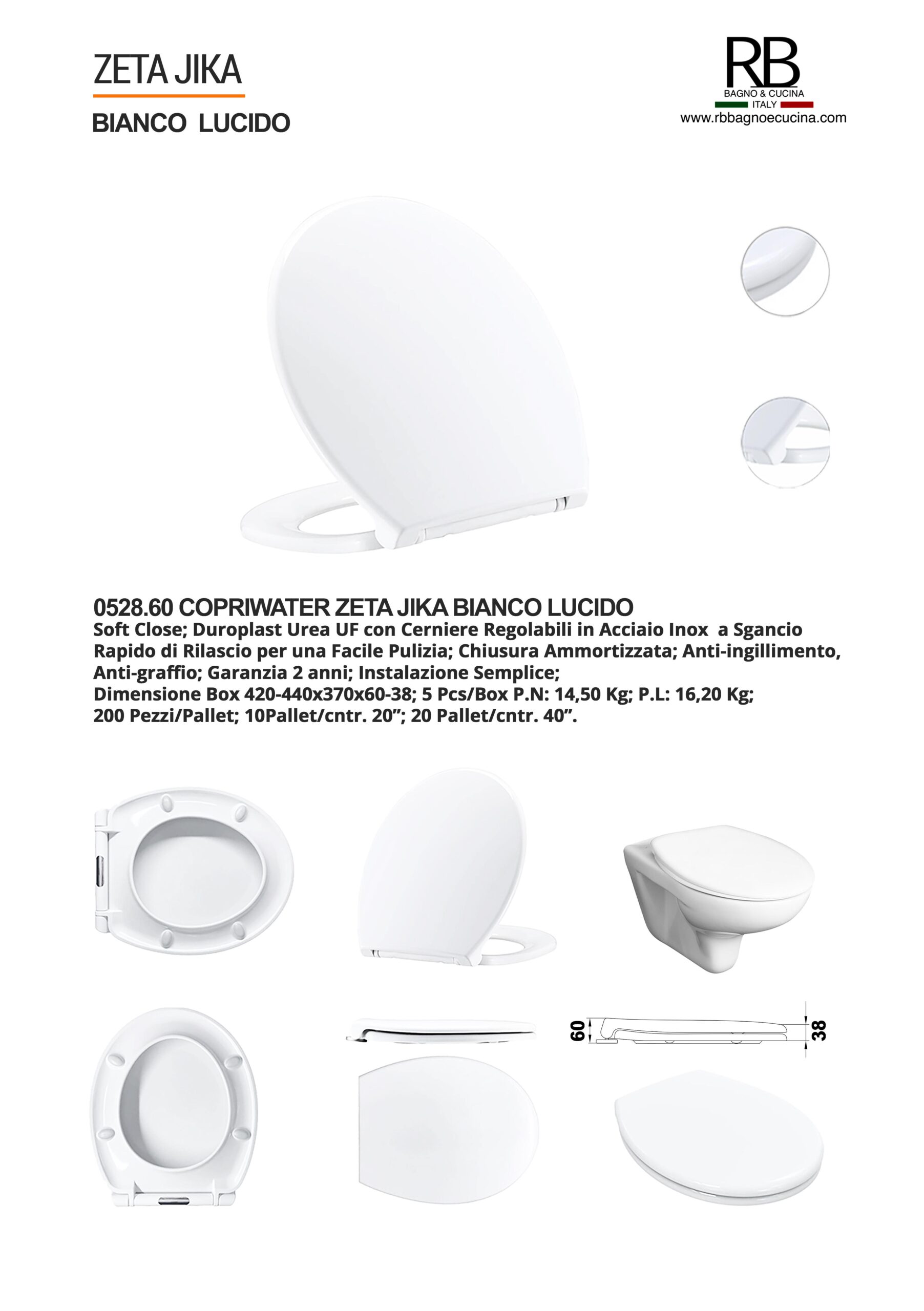 Jika -0528.60 Zeta Bianco Lucido - immagine 9