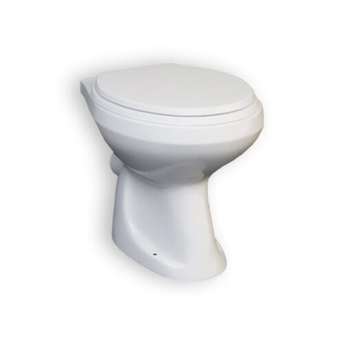 Serie Roma-1780.00 Vaso Roma P 375x520x400 in Ceramica Bianco Lucido.